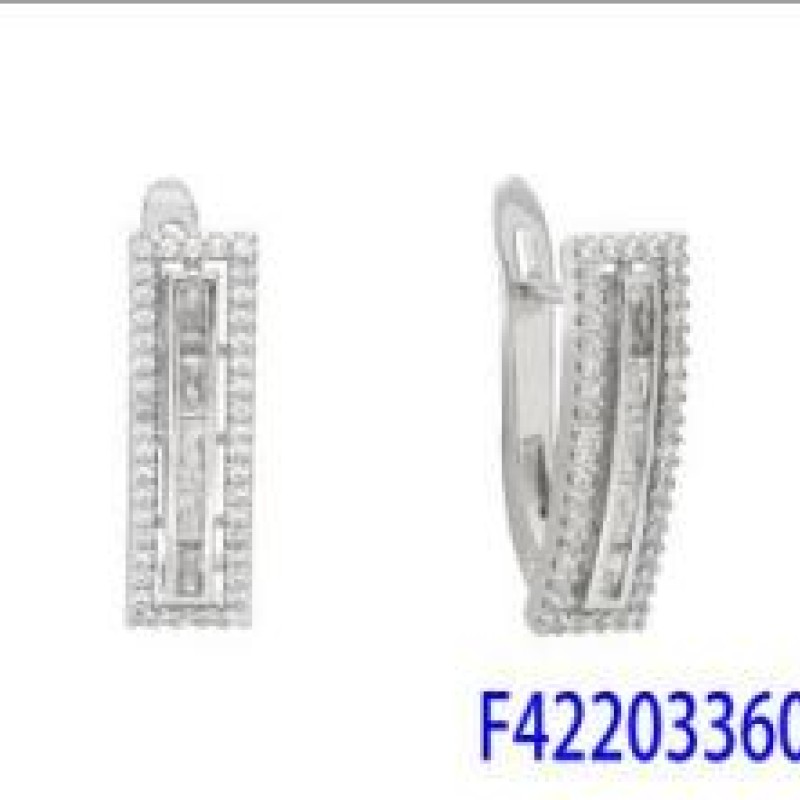 Auskari ar rodija pārklājumu