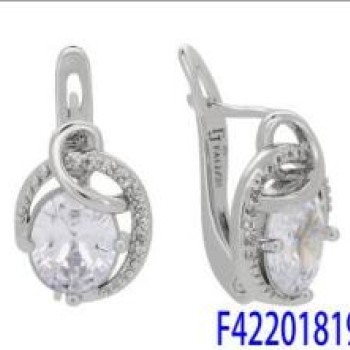 Auskari ar rodija pārklājumu