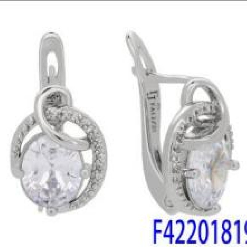 Auskari ar rodija pārklājumu