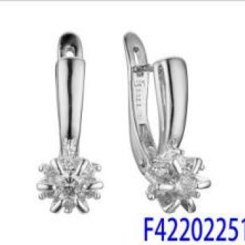 Auskari ar rodija pārklājumu