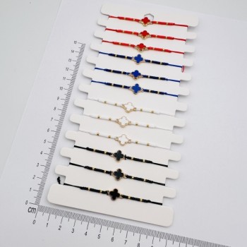 Rokassprādze-diedziņš ar rotu (Āboliņa lapai)