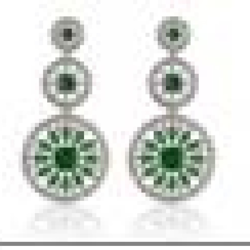 Auskari ar rodija pārklājumu