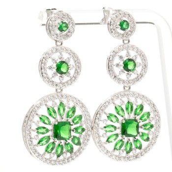 Auskari ar rodija pārklājumu