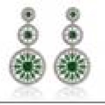 Auskari ar rodija pārklājumu