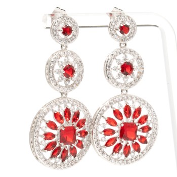 Auskari ar rodija pārklājumu