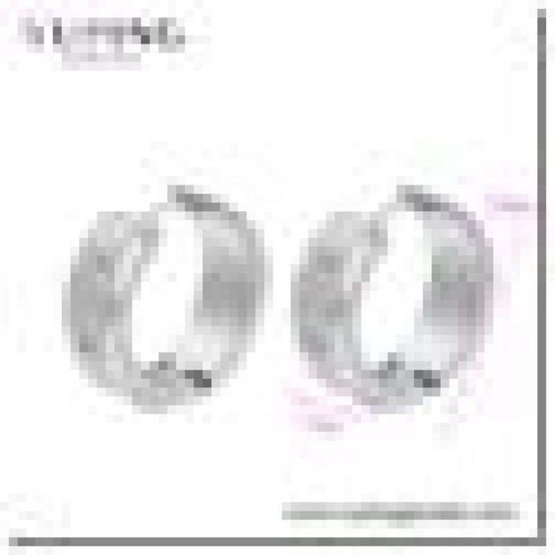 Auskari ar rodija pārklājumu