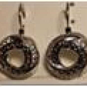 Auskari ar rodija pārklājumu