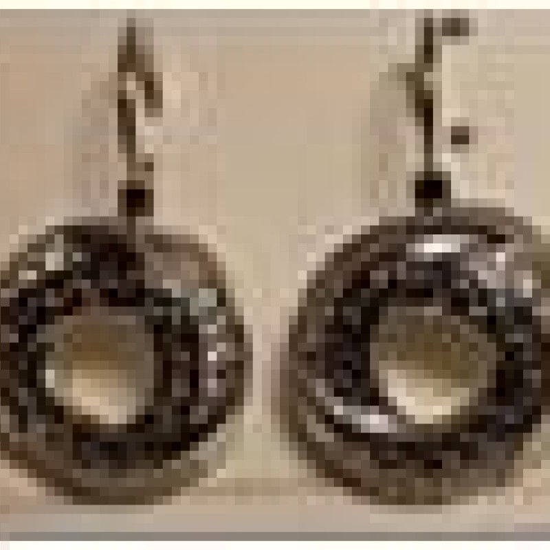 Auskari ar rodija pārklājumu