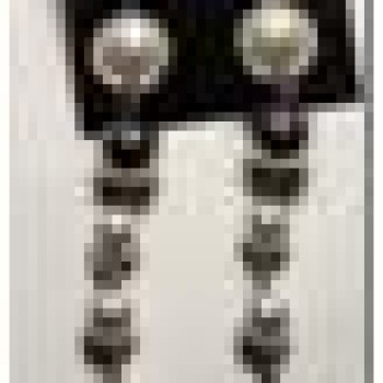 Auskari ar rodija pārklājumu