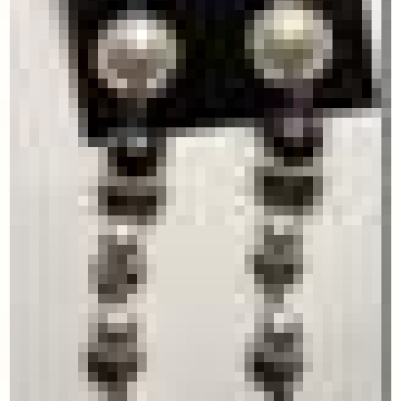 Auskari ar rodija pārklājumu