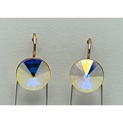 SWAROWSKI auskari apzeltīti