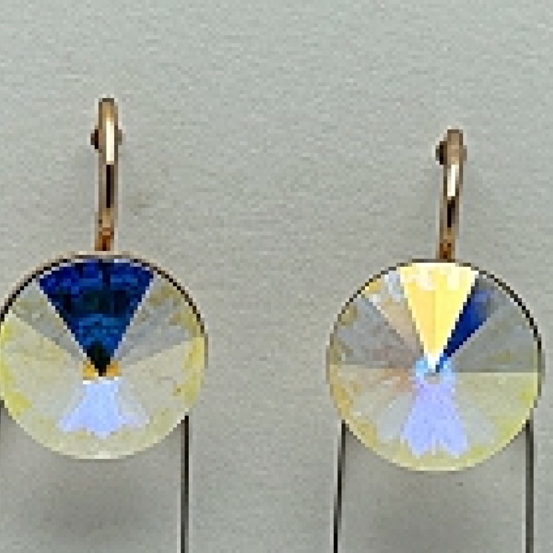 SWAROWSKI auskari apzeltīti