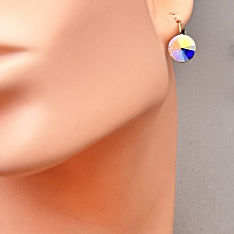 SWAROWSKI auskari apzeltīti