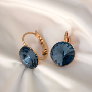 SWAROWSKI auskari apzeltīti