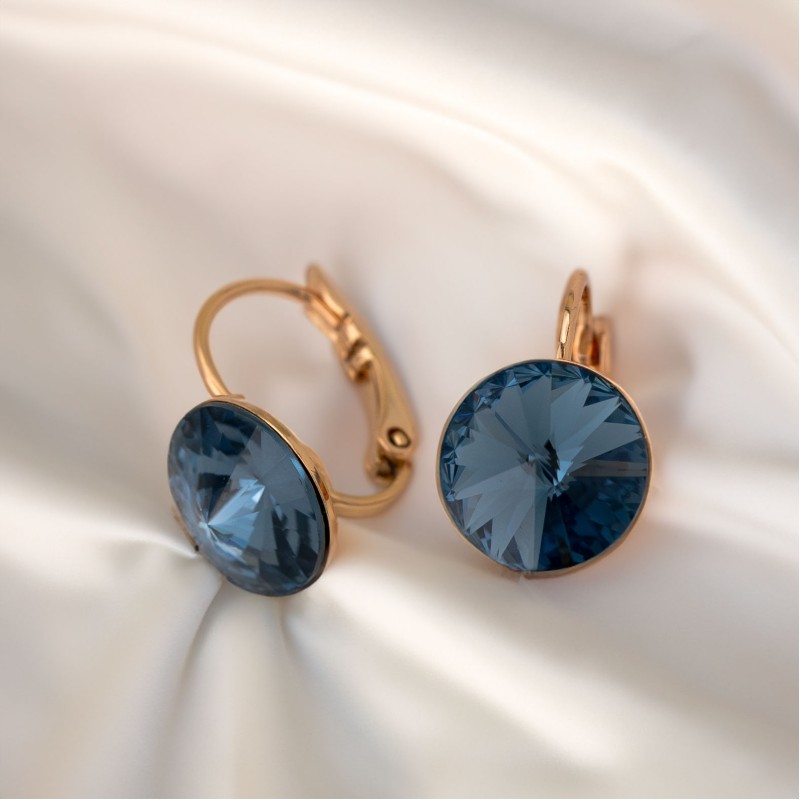 SWAROWSKI auskari apzeltīti