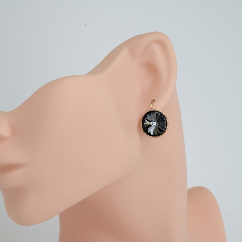 SWAROWSKI auskari apzeltīti