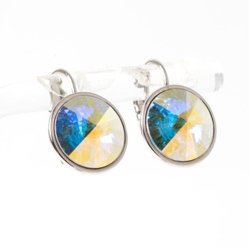 SWAROWSKI auskari ar rodija pārklājumu