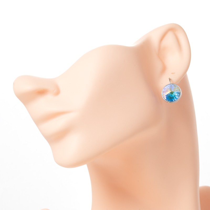 SWAROWSKI auskari ar rodija pārklājumu