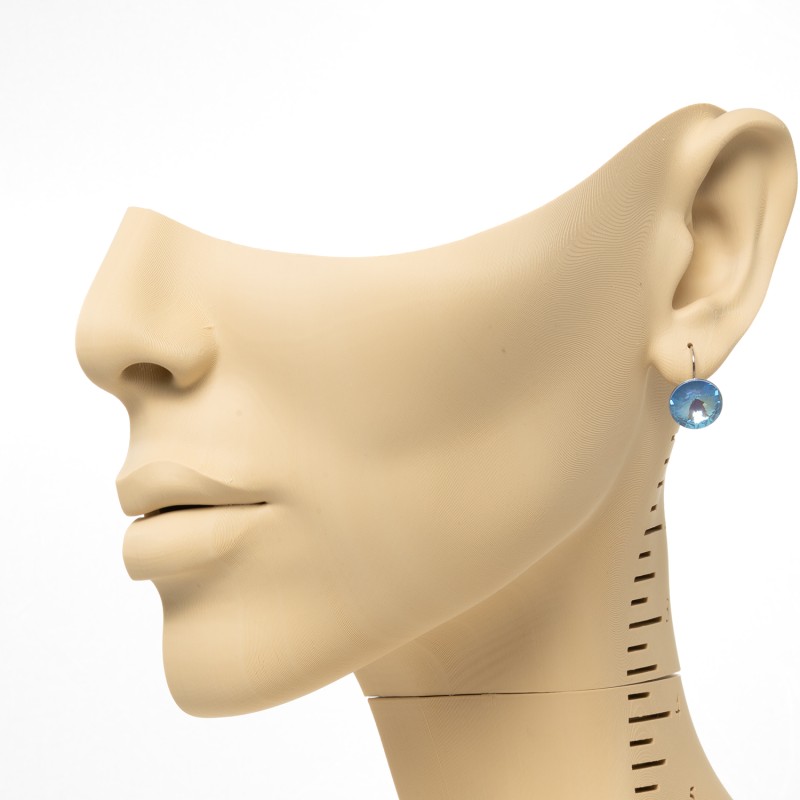 SWAROWSKI auskari ar rodija pārklājumu