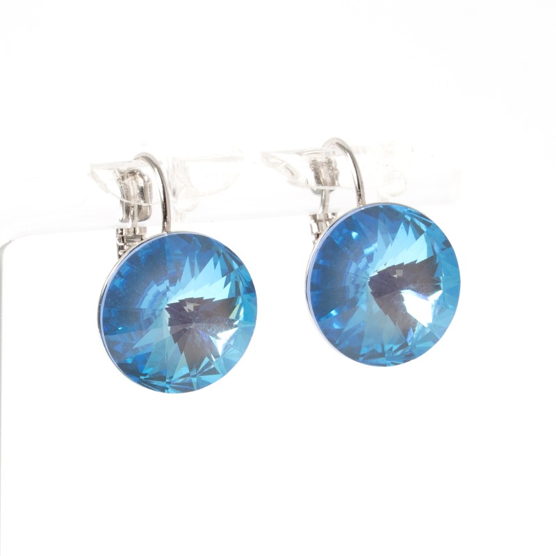 SWAROWSKI auskari ar rodija pārklājumu