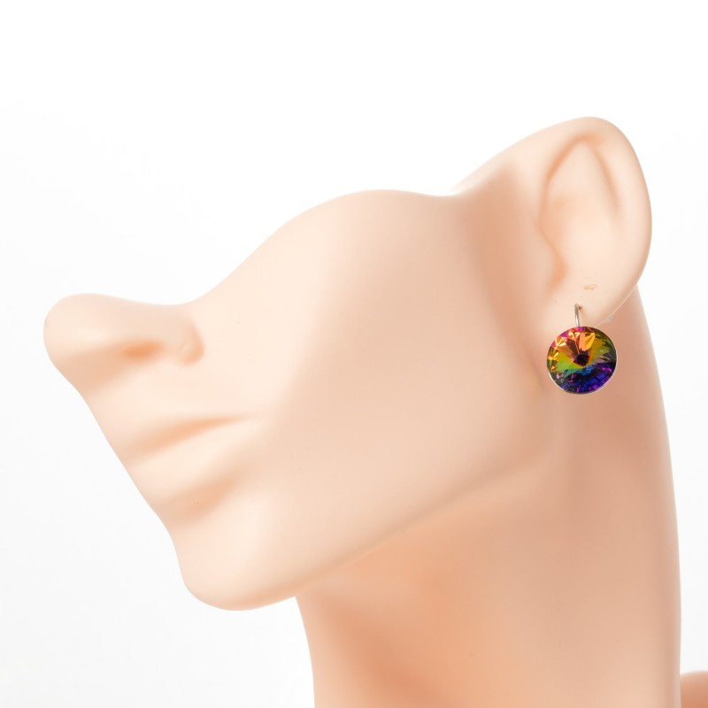 SWAROWSKI auskari ar rodija pārklājumu