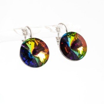 SWAROWSKI auskari ar rodija pārklājumu