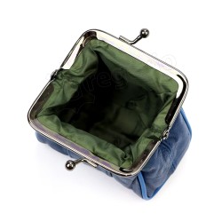 Retro monētu maks MONEY KEPPER dabīga āda