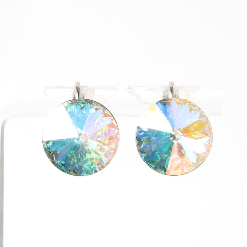 SWAROWSKI auskari ar rodija pārklājumu