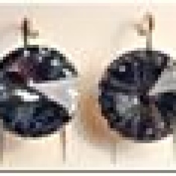 SWAROWSKI auskari apzeltīti