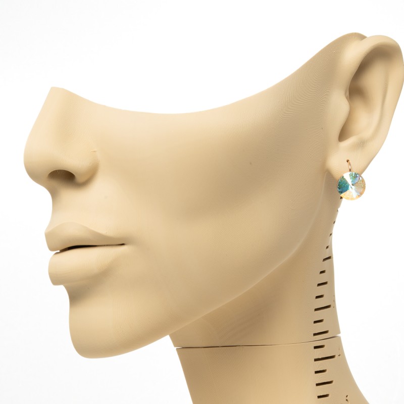 SWAROWSKI auskari apzeltīti