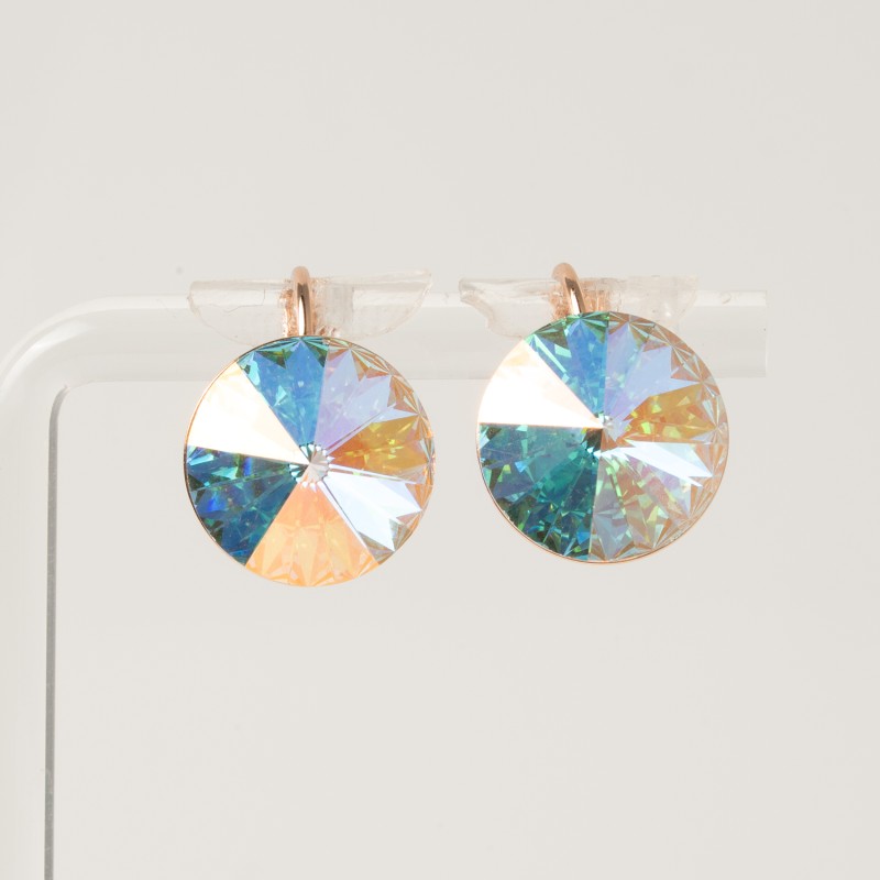 SWAROWSKI auskari apzeltīti