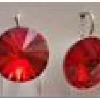 SWAROWSKI auskari ar rodija pārklājumu