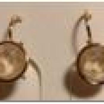 SWAROWSKI auskari apzeltīti