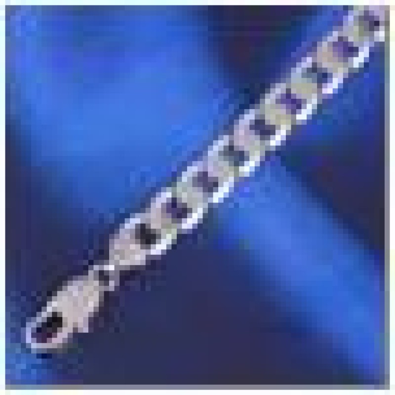 Rokassprādze ar rodija pārklājumu