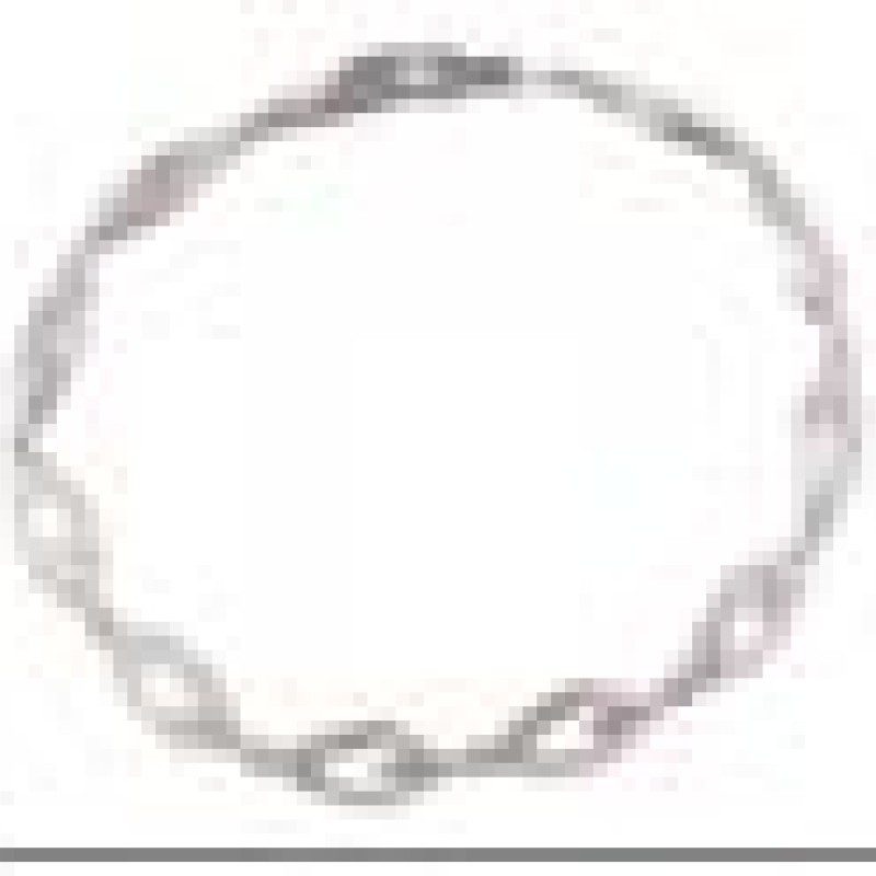 Rokassprādze ar rodija pārklājumu