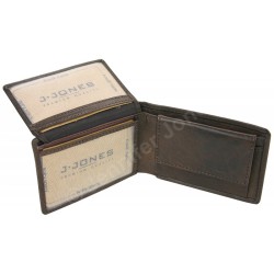 Vīriešu ādas naudas maks J.JONES