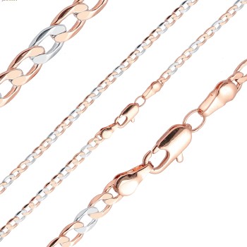 Apzeltītā ķēdīte Klasiskās ķēdes ar apmales posmu virkne