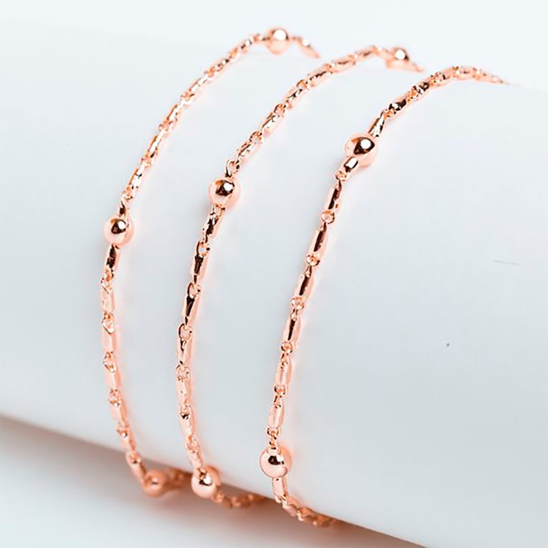 Apzeltītā ķēdīte Bumbiņu un gliemežu posmu virkne