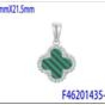 Kulons ar rodija pārklājumu