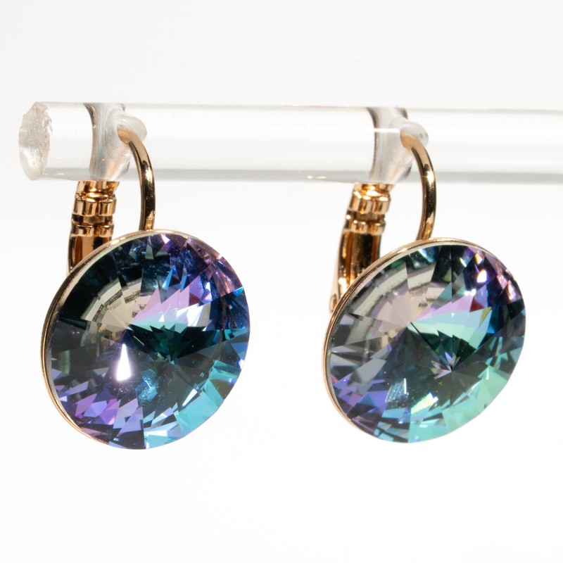 SWAROWSKI auskari apzeltīti