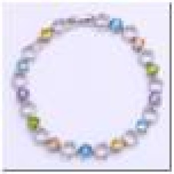 Rokassprādze ar rodija pārklājumu