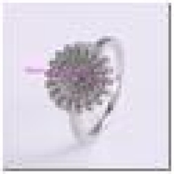 Gredzens ar rodija pārklājumu