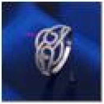 Gredzens ar rodija pārklājumu