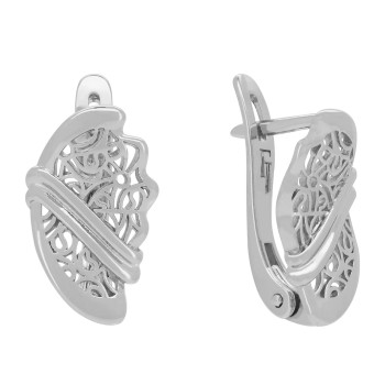 Auskari ar rodija pārklājumu