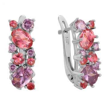 Auskari ar rodija pārklājumu