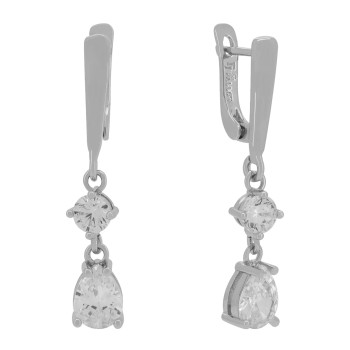 Auskari ar rodija pārklājumu