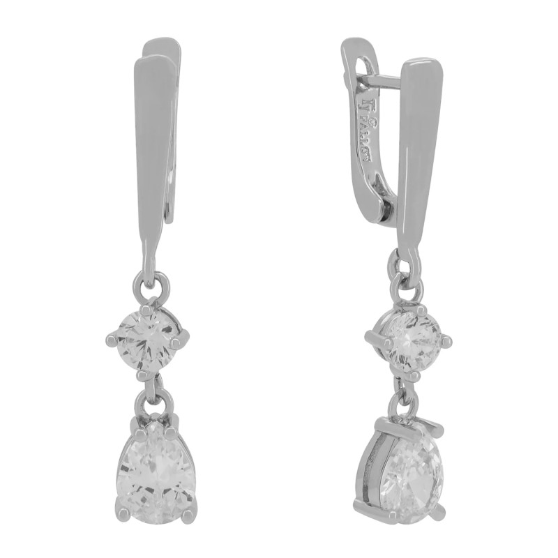 Auskari ar rodija pārklājumu