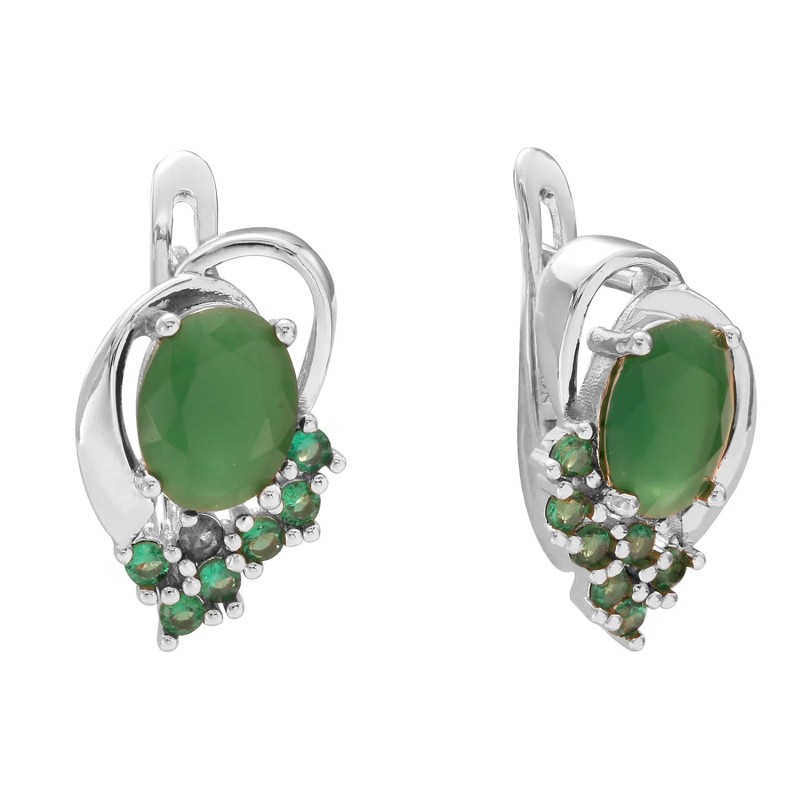 Auskari ar rodija pārklājumu