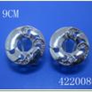 Auskari ar rodija pārklājumu