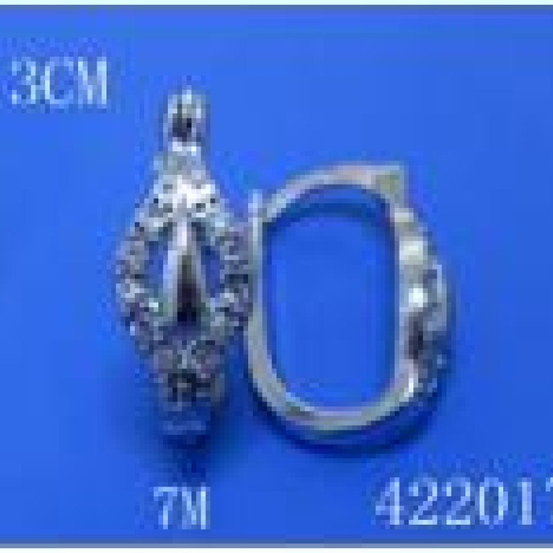 Auskari ar rodija pārklājumu